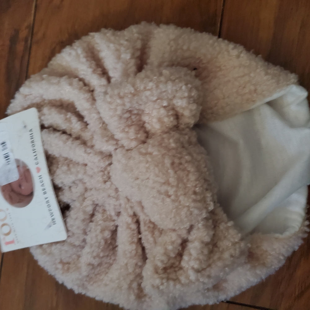 Cozy Tan Sherpa Hat